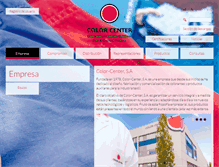 Tablet Screenshot of colorcenter.es